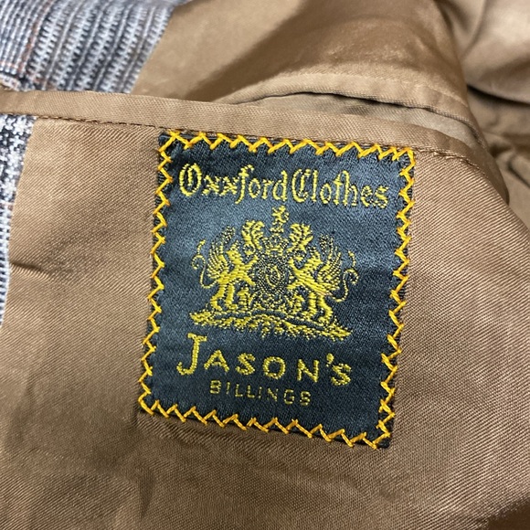 Vintage Wool Neutral Plaid Sportcoat - Picture 6 of 10